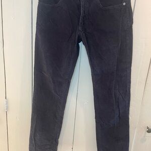 Womens Blue Corduroy Pants